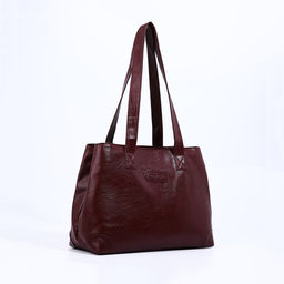 Сумка-мешок на молнии цвет бордовый - Simaland фото 3