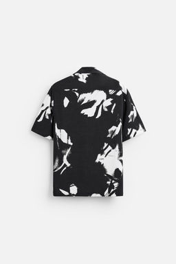 ABSTRACT PRINT STRETCH SHIRT - Zara фото 9