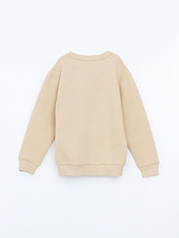 Bisiklet Yaka Bugs Bunny Bask?l? Erkek ?ocuk Sweatshirt - Waikiki фото 3