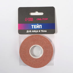 Цена за 2 шт. Кинезио - тейп, 1 см × 5 м, бежевый
