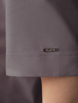 Футболка свободная из премиального хлопка с эластаном - Vilatte фото 3