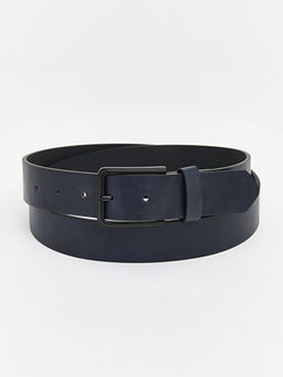 Deri G?r?n?ml? Erkek Kemer