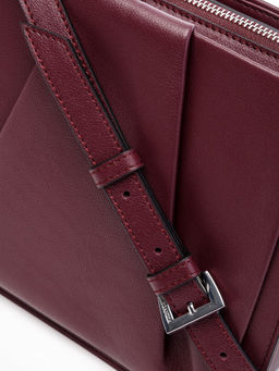 Сумка ELEGANZZA Z8941-8336 merlot/black  фото 4