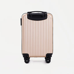 Чемодан малый 20, отдел на молнии, кодовый замок, цвет бежевый - Simaland фото 5