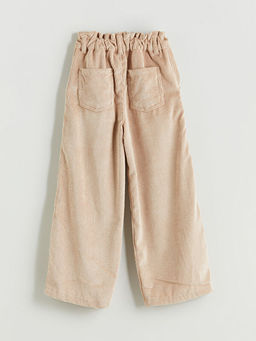 Beli Lastikli Kadife K?z ?ocuk Pantolon