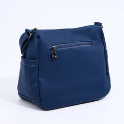 Сумка-мешок на молнии, цвет синий - Simaland фото 2