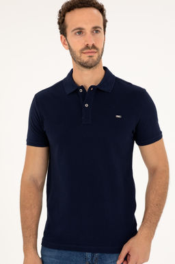 Мужская темно-синяя базовая футболка - U.s. polo assn фото 3