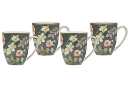 Набор кружек Arcadia, зелёный, 0,42 л, 4 шт