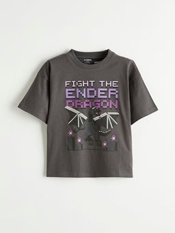 Erkek ?ocuk Minecraft Bask?l? Ti??rt 2li