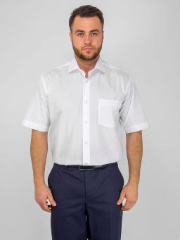 Сорочка мужская короткий рукав GREG 100/109/WHITE_V