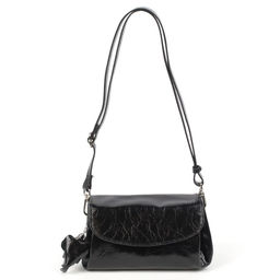 Женская кожаная сумка бочонок через плечо 0025-1-1 - Cidirro фото 3