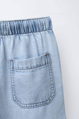 BERMUDA DENIM FLUIDA / Azul - Zara фото 4
