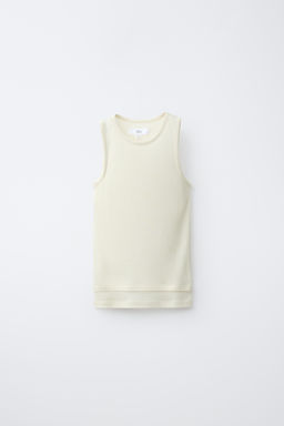 CAMISETA CON LINO / Vainilla - Zara фото 2