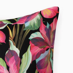 Подушка декоративная Этель. Ирисы, 40?40 см, велюр