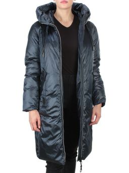 8056 DARK BLUE Пальто зимнее женское SIYAXINGE (200 гр. холлофайбера) - Fashion фото 6