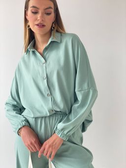 10005 Брюки летние фисташковые - Martichelli фото 12