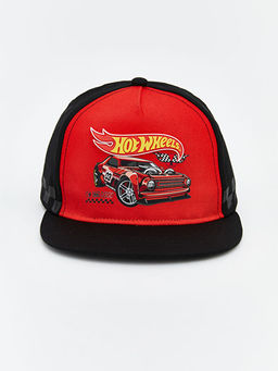 Hot Wheels Bask?l? Erkek ?ocuk Kep ?apka