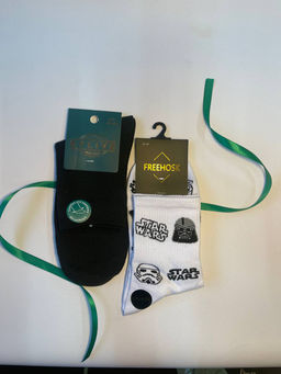 PND051 Подарочный набор: носки, две пары ЧЕРНЫЙ