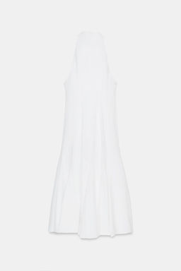 VESTIDO MID HALTER GODETS / Blanco - Zara фото 8