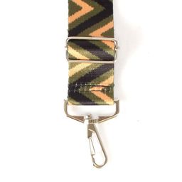 Плечевой ремень (стропа)  ADEL-239/регулируемый,  макс длина 136см,  zigzag олива/черный/беж  247959 - Adelia фото 3