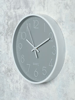 Часы настенные 30 см серые / 6054Т6-2 /уп 30/ - ГалеонТрейд фото 3