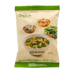 Мисо-суп с моллюском и полынью/Soybean Paste Soup with Mugwort & Clam SingSong, Корея, 10 г Акция