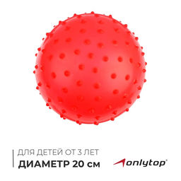 Цена за 2 шт. Мяч массажный, d=20 см, 50 г, МИКС