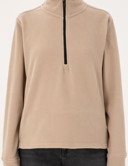 Bej Oversize Polar Sweatshirt - Pierre cardin фото 6