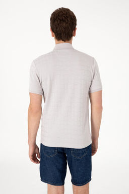 Erkek Slim Fit Polo Yaka A__k Gri Ti__rt Sepette S_rpriz _ndirim - U.s. polo assn фото 5
