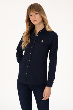 Kad_n Lacivert Uzun Kollu Basic G_mlek - U.s. polo assn фото 3