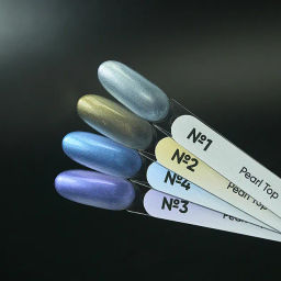 Pearl Top №1 - белый жемчужный - Patrisa nail фото 4