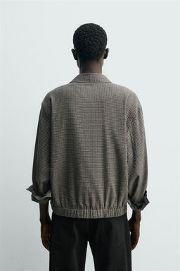 SOBRECAMISA CUADROS / Gris - Zara фото 3