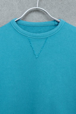 STORIESZ - SUDADERA FELPA CREW NECK / Azul claro - Zara фото 5