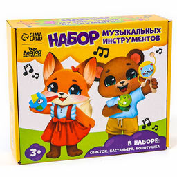 Подарочный набор музыкальных инструментов Свистулька, кастаньета, колотушка - Лесная мастерская фото 9
