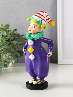Фигура полистоун «Маленький клоун в синем костюме», 8.5×5.5×19 см