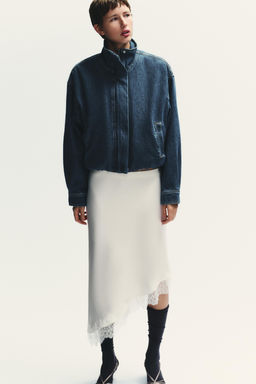 SATIN LACE SKIRT - Zara фото 11