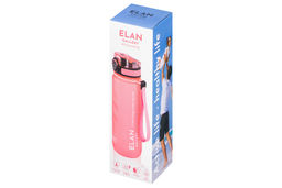 Бутылка для воды 500 мл 6,5*6,5*23 см "Style Matte" с углублениями д/пальцев пыльная роза