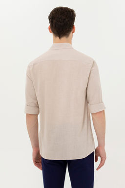 Мужская базовая рубашка с длинным рукавом Stone - U.s. polo assn фото 5