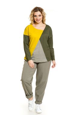 Лонгслив 1003 хаки - Novita фото 4