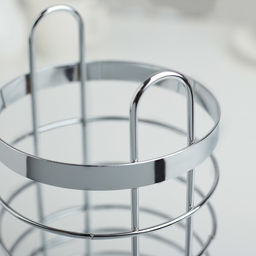 Сушилка для столовых приборов Доляна, 11×11×18.5 см, хромированная