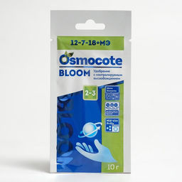 Цена за 4 шт. Удобрение Osmocote Bloom, комплексное, минеральное, 10 г, NPK 12-7-18+МЭ