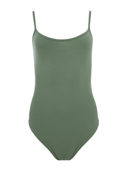 Цена за 2 шт. Боди женское MINAKU: Basic line цвет оливковый, размер 48