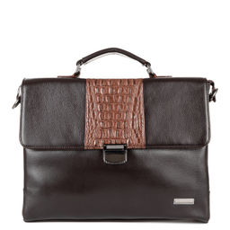 Y195 brown, мужской кожаный портфель Barcelo Biagi