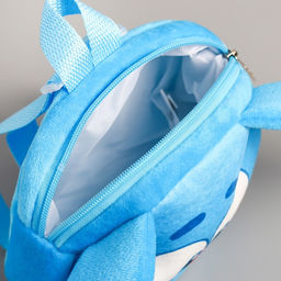 Рюкзак детский плюшевый, 18,5 см х 5 см х 18,5 см Крош, Смешарики  фото 3