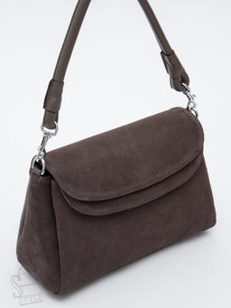 Сумка женская кожаная 0037VG gray Vitelli Grassi