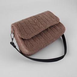 Канва-основа для вышивания сумки, пластиковая, 45×47 см, 2×2 мм, белая