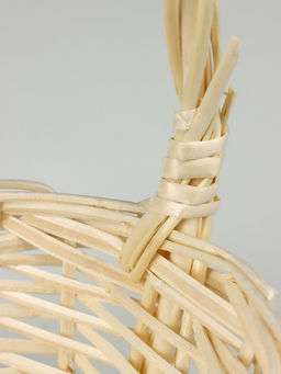 Корзина плетёная для хранения, ива, светлая, набор 3 шт.