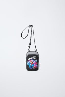 BANDOLERA SUPER MARIO BROS  NINTENDO / Gris