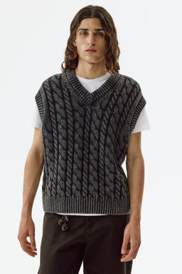 Su?ter sin mangas de algod?n Relaxed Fit - H&m фото 3