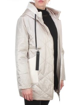 22-302 BEIGE Куртка демисезонная женская AKiDSEFRS (100 гр.синтепона) - Фабричный китай фото 6